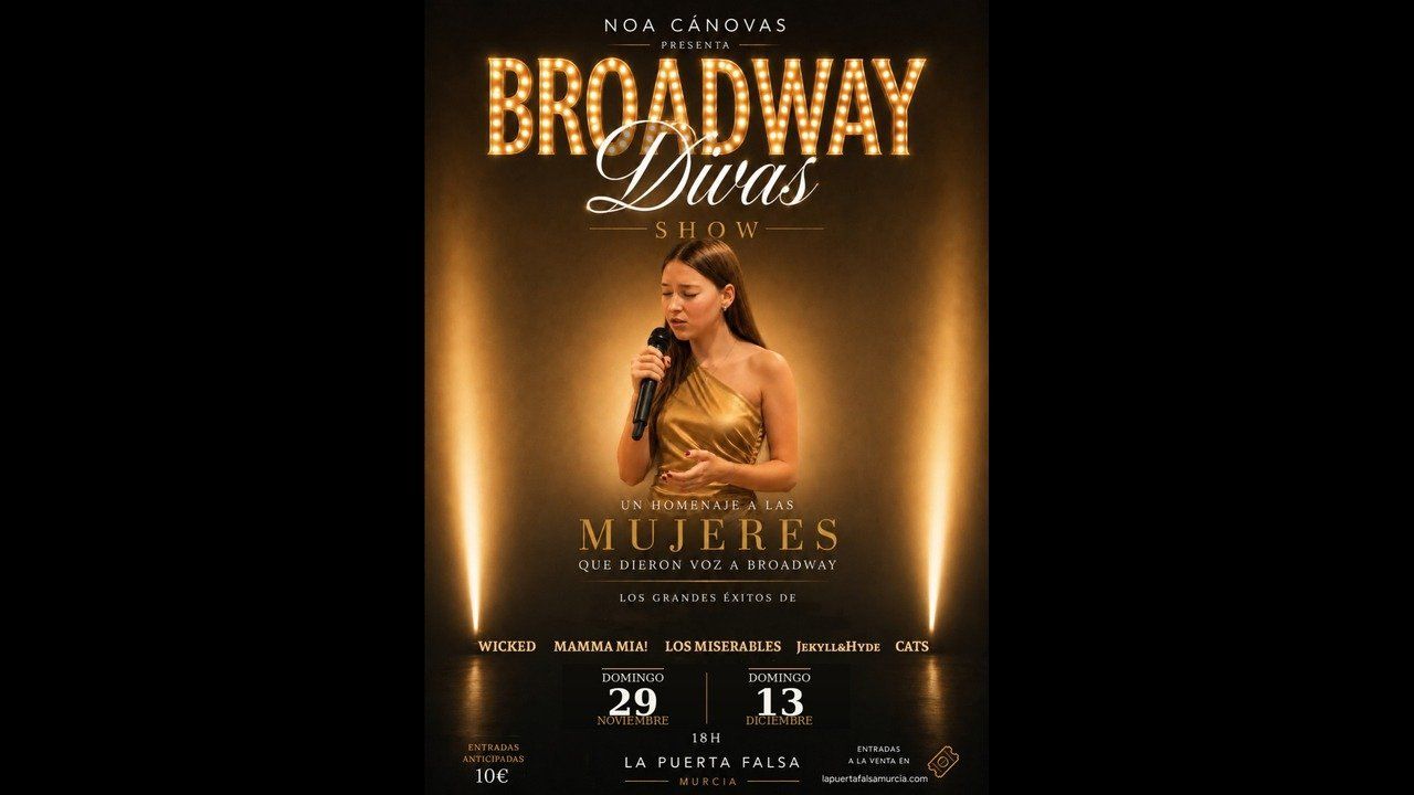 Concierto Broadway Divas Show por Noa Cánovas