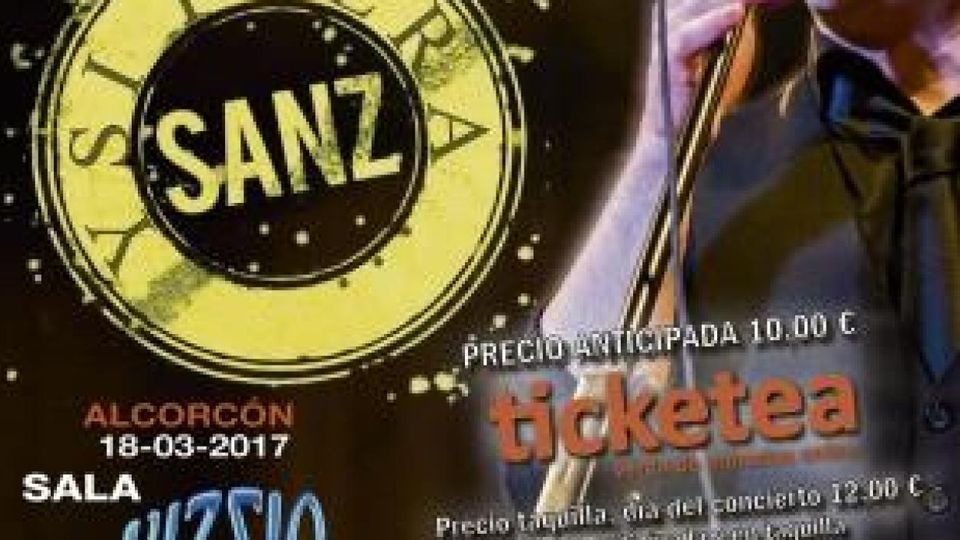 SAB. 28/3 Tributo ALEJANDRO SANZ en LORCA - Sala SILOS - MADREMÍA