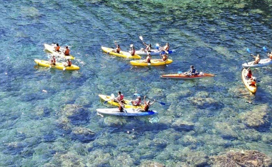 Kayak y snorkel en Cabo de Palos